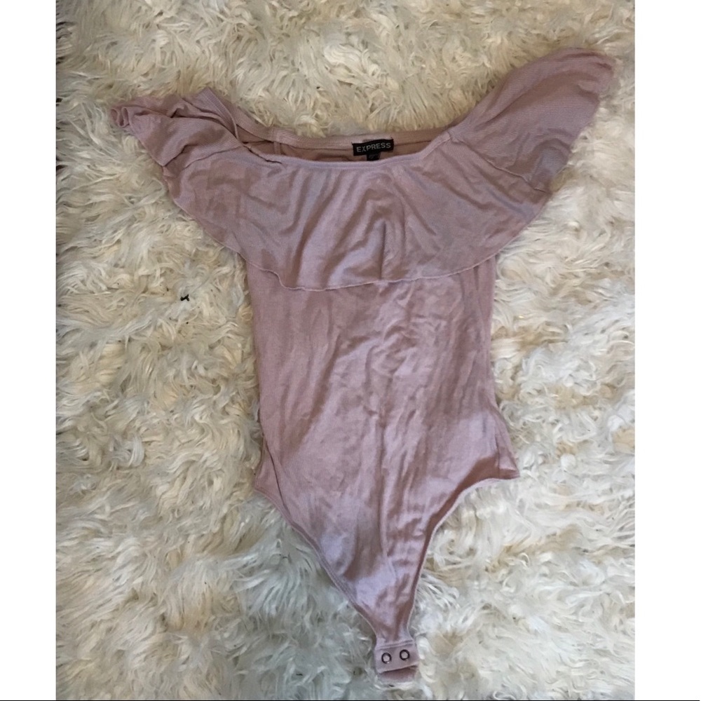 Express off the shoulder bodysuit